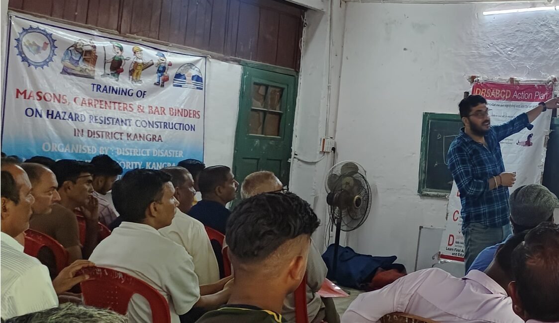 Hazard-resistant masonry training under DDMA Kangra